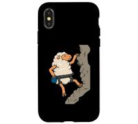 Caricatura juguetona de Cordero Boulder | Animal Amante de la Escalada Carcasa para iPhone X/XS
