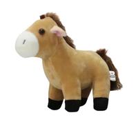 Caricatura-Plüsch Key Trailer-Plush Animal-New Cartoon Llavero Peluche Dibujos Animados-Plüschs-Horse- | Decoración multifunción para llaves de automóviles, teléfonos móviles, espaldas