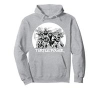 Caricatura Retro de TMNT Teenage Mutant Ninja Turtles Power Pose Sudadera con Capucha