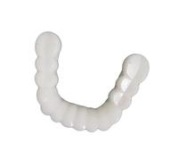 Carillas de dientes de resina cómoda cubierta de dientes extraíble reutilizable cubierta inferior