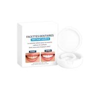 Carillas Dentales Ajustable,Dientes de Carillas Cosméticas Dentaduras Temporales,Dentaduras Temporales,Reutilizable Y Cómodo,Para Hombre Mujer,1 Conjunto
