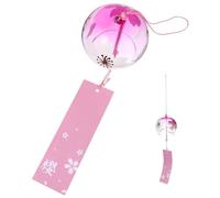 - Carillón de viento a mano de cristal japonés colgante Campana de viento al aire , regalo de cumpleaños para los amigos y padres, estilo 1