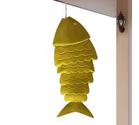 Carillón de Viento de, carillón de Viento Koi | Decoración de jardín de Carpas al Aire Libre Decoración de Peces Koi | Carillón de de jardín de Peces de Metal Creativo para Adornos del