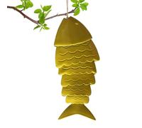 Carillón de Viento de Koi de Colores, carillón de Viento de Koi de Metal | Campanas de de Metal para Exterior - Carillón de de jardín de Peces de Creativo para Adornos del hoga