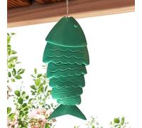 Carillón de Viento de Peces, carillón de Viento de Metal Koi para jardín, para el hogar, decoración de koi de Metal, campanillas Vintage para decoración del hogar al Aire Libre