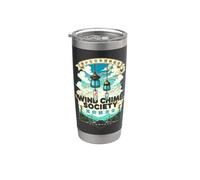 Carillón de viento japonés rural japonés de verano Kanji Souvenir Vaso térmico de acero inoxidable de doble pared