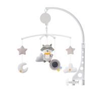 Carillón de Viento Musical Giratorio para Cuna de Ñiño, Adorno | Colgante de Mapache, Plástico, Obsequio para Baby Shower y Cumpleaños, para Bebés E Infantes