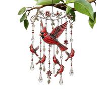 Carillón de viento para pájaros para exteriores, decoración de terraza con colgantes de , campana de viento decorativa en forma de pájaro para propietarios de casa, amantes de la naturaleza