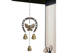 Carillón de Viento | Relajante con Campana para Decoración | Decoración de Caballo con Mariposas | Regalo para Mujeres Madres Hombres Jardín Navidad Exterior
