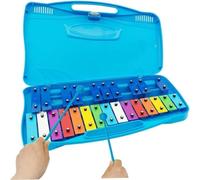 Carillon School Xylophone 25 Keys Vibraphone 25 Note Xylophone with Chromatic Mallets Glockenspiel Percussion Musical Instrument