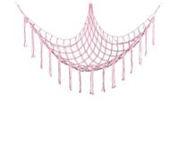 Carillón Viento Organizador De Juguetes De Malla For Habitación Infantil, Almacenamiento De Animales, Regalo De Cumpleaños Y Navidad, Estilo Bohemio Carillones Vientos(Rose)