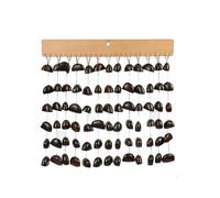 Carillones De Viento Con Haz De Sonido Con Soporte, Carillones De Viento De Concha De Fruta Natural, Accesorios De Terapia De Sonido De Meditación,A