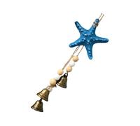 Carillones de viento de madera con diseño de tortugas, caballitos de mar, estrellas de mar, decoración colgante para jardín, patio, playa, decoración del hogar, tortugas, campanillas de viento para