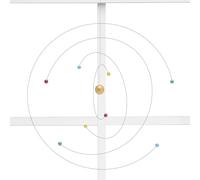 Carillones de viento - Decoración de movimiento con equilibrio equilibrado, elemento decorativo científico con colgante hecho a mano como decoración artística para jardín, terraza, balcón