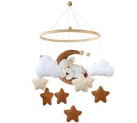 Carillones de viento móviles para bebé, dormir en la luna, cambiadores móviles para bebé, cuna de bebé, habitación de bebé, decoración de habitación de bebé, regalo para bebés, niños y niñas