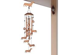 Carillones de viento para perros para exteriores | Dulce decoración del hogar conmemorativa - Carillón de viento de tonos profundos - Para el hogar, césped, terraza, jardín, patio