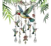Carillones de viento | Viva estética decoración de jardín | carillón de viento colibrí como decoración de jardín - patio, jardín, terraza, camino, balcón, hogar, pared, mujer, mamá, abuela