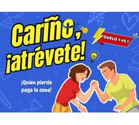 Cariño, ¡atrévete!: El libro de retos uno contra uno en pareja. Perfecto para divertirse juntos y decir adiós al aburrimiento. (Colección de libros 1 contra 1)