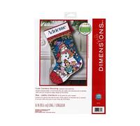 Carino Carolers calza contato Cross Stitch Kit-16 lunga