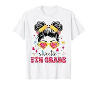 Cariño de 5to grado BUN desordenado primer día de colegiala Camiseta