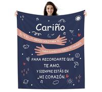 Cariño Este es un abrazo solo para ti, para cuando estemos separados Para recordarte que te amo Y siempre estás en mi corazón Manta para él Hombre Cumpleaños San Valentín Navidad Regalo de Despedida
