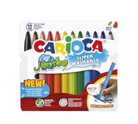 Rotuladores CARIOCA Jumbo Envase 12 COLORES