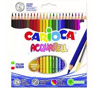 Carioca Acquarell - Caja de 24 lápices, multicolor