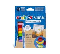 CARIOCA Acrylic - Marcadores Acrílicos de Tela y Cerámica