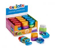 Carioca Display Sacapuntas 2 gujeros con Borrador - 12 Uds