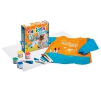 Carioca Caja de Juego para Bebé 2+ | Set de 12 Productos para Bebés + 1 Hoja de Papel 70x45 cm | Incluye Rotuladores, Témpera, Pincel, Delantal y Hoja de Papel | 13 piezas