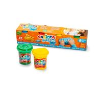 Carioca Pasta de Modelar para Bebé 1+ | Baby Do Plastilina para Niños a partir de 12 Meses | 4 Colores Surtidos | Se Seca al Aire y no Ensucia las Manos | 4 piezas de 150 grs