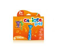 Carioca Rotuladores Teddy Markers Baby – 6 rotuladores – Multicolor