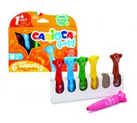 Carioca Rotuladores Teddy Markers Baby – 6 rotuladores – Multicolor