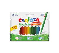 Ceras de Colores Carioca Plastello Caja 24 unidades Colores Surtidos