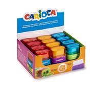 Carioca Display Sacapuntas 2 gujeros con Borrador - 12 Uds