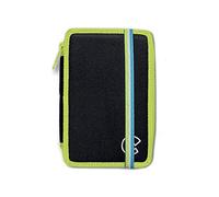 Carioca Estuche Neón|Estuche Escolar con 2 Cremalleras con Material Escolar|Permiten de organizar con facilidad Bolígrafos, Lápices, Rotuladores|37 piezas