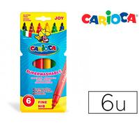 Carioca Joy Marcador 6 Colores Caja
