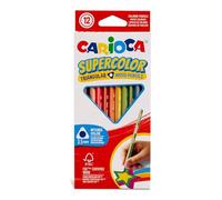 Carioca - Lápices de Colores, Supercolor, Madera FSC, Caja de 12 Unidades