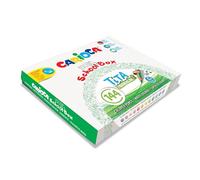 Carioca Lápices de Colores TITA MAXI Triangular | School Box | Caja de 144 Lápices de Colores Brillantes con Mina Segura y Cuper Resistente a las Caídas | 144 piezas