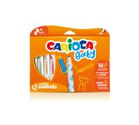 Carioca Rotuladores Valorous Marker Baby, 12 rotuladores