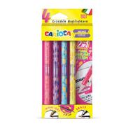 Carioca memo erase - juego de 4 subrayadores borrables - bolígrafos d