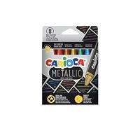 Carioca METALLIC PASTELLI CERA 8pz 43163