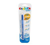 OOPS Carioca, Bolígrafo retráctil con Tinta Borrable 0.7 mm, Azul - 1 unidad