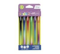Carioca Bolígrafos borrables Oops Easy- Colores surtidos tinta termosensible punta 0,7 mm caja de 6