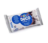Carioca Pasta de modelar Blanca 500gr, Fácil de Alisar y aplicable sobre Cualquier Superficie, Apta para Todas Las técnicas de modelaje, 500 gr