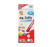 Carioca Pasteles al óleo Oil Pastel Maxi – Caja con 12 colores sutidos