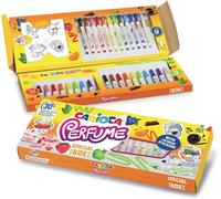 Carioca perfume pack de 30 rotuladores perfumados - 12 punta media, 10