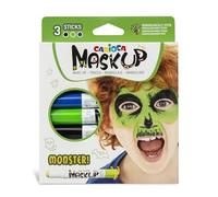 Carioca - Pintacaras Monstruos Niños, Barras de Maquillaje Lavable, 3 Uds