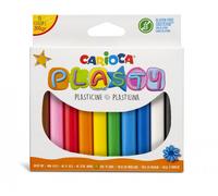 Carioca Plastilina Plasty pack de 10 colores 200 g (sin gluten)