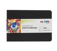 CARIOCA Plus Bloc de Dibujos para lápices A5 | Bloc de dibujos con 20 hojas para dibujar en cualquier lugar| Grosor de 140 gr/m2 y no absorvente